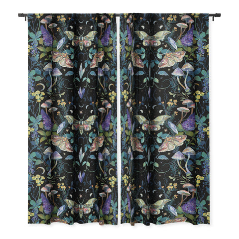 Clara McAllister Crystals Moth Mushroom Blackout Non Repeat