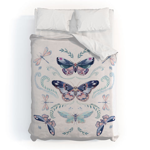 Clara McAllister Delicate Butterfly Duvet Cover