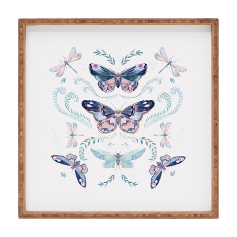 Clara McAllister Delicate Butterfly Square Tray