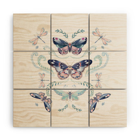 Clara McAllister Delicate Butterfly Wood Wall Mural