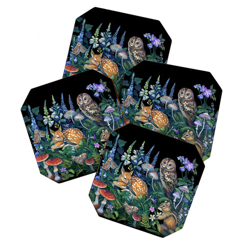 Clara McAllister Enchanted Woodland Coaster Set