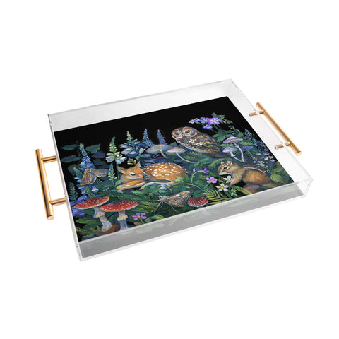 Clara McAllister Enchanted Woodland Acrylic Tray