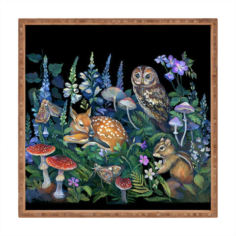 Clara McAllister Enchanted Woodland Square Tray