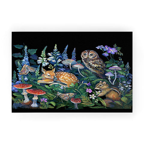 Clara McAllister Enchanted Woodland Welcome Mat