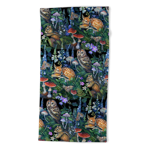 Clara McAllister Enchanted Woodland Beach Towel