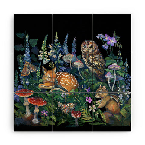 Clara McAllister Enchanted Woodland Wood Wall Mural