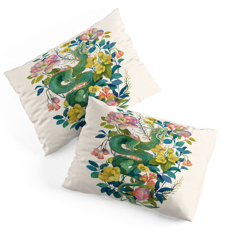 Clara McAllister Floral Dragon Pillow Shams