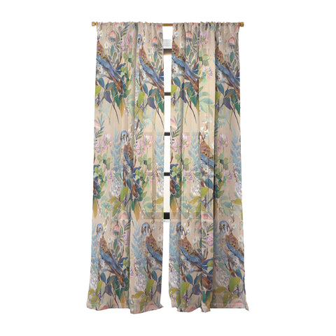 Clara McAllister Floral Falcon Sheer Non Repeat