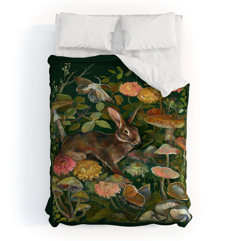 Clara McAllister Floral Moth Bouquet Comforter