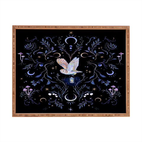 Clara McAllister Flying Owl Rectangular Tray