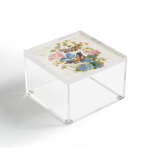 Clara McAllister Geranium Moths Acrylic Box