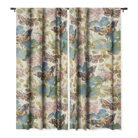 Clara McAllister Geranium Moths Blackout Non Repeat