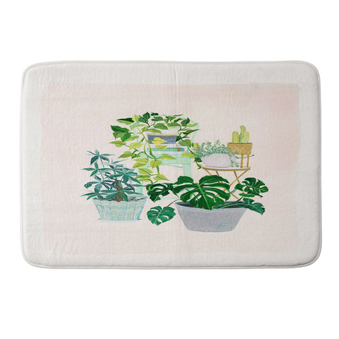 Clara McAllister House Plants and vases Memory Foam Bath Mat
