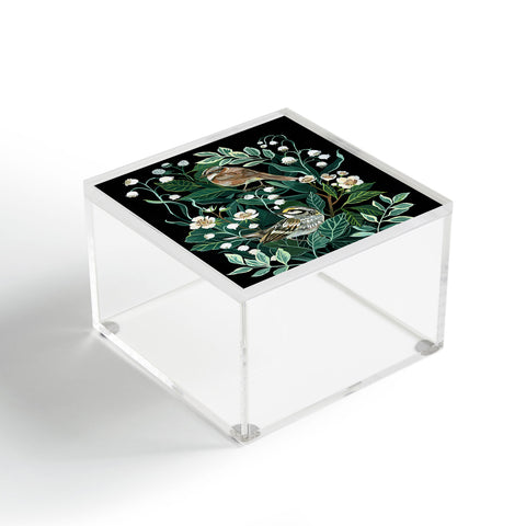 Clara McAllister Lily of the valley Birds Acrylic Box