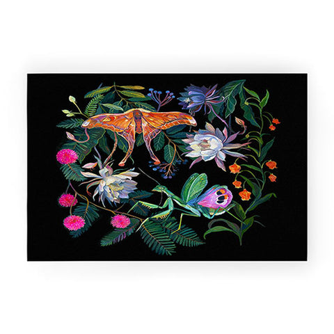 Clara McAllister Mantis Moth Welcome Mat