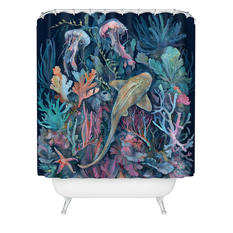 Clara McAllister Marine Life Shower Curtain