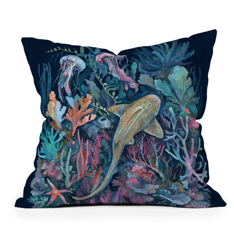 Clara McAllister Marine Life Throw Pillow