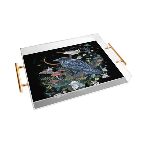 Clara McAllister Moon Crow Acrylic Tray