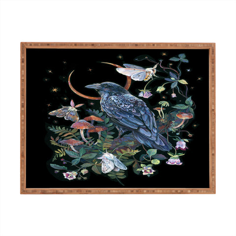 Clara McAllister Moon Crow Rectangular Tray