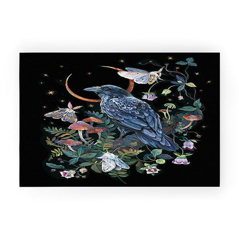 Clara McAllister Moon Crow Welcome Mat
