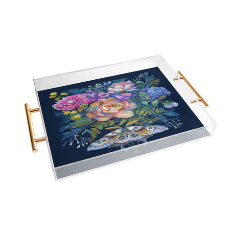 Clara McAllister Moth Bouquet Acrylic Tray