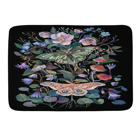Clara McAllister Moths Magic Memory Foam Bath Mat