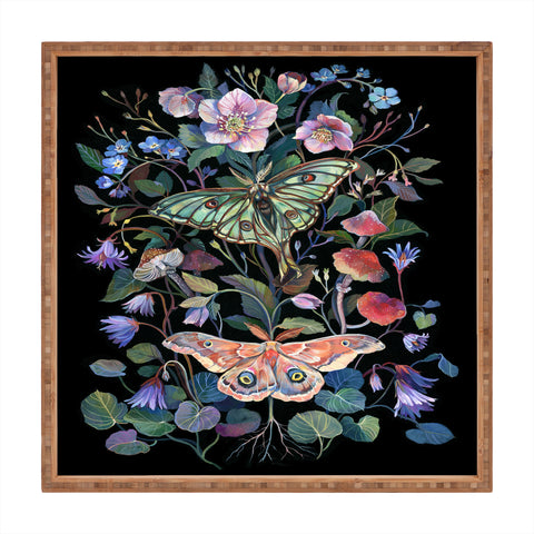 Clara McAllister Moths Magic Square Tray