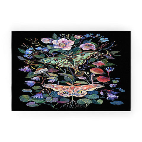 Clara McAllister Moths Magic Welcome Mat