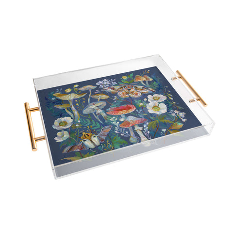 Clara McAllister Mushroom Beetle Garden Acrylic Tray