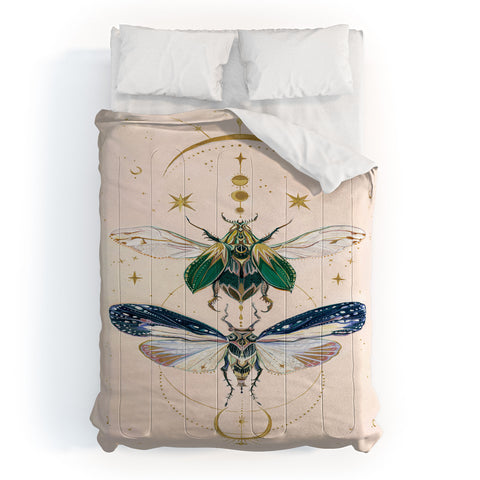 Clara McAllister Mystical Insects Moon Comforter