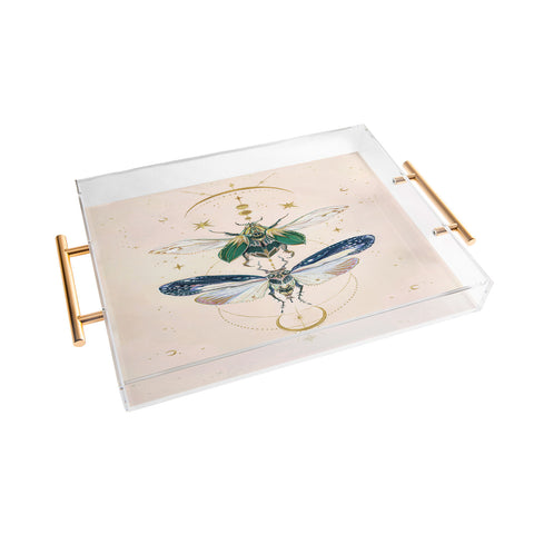 Clara McAllister Mystical Insects Moon Acrylic Tray