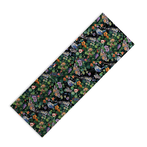 Clara McAllister Nasturtium fox garden Yoga Mat