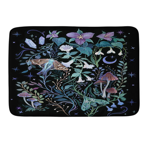 Clara McAllister Night Blooms Memory Foam Bath Mat