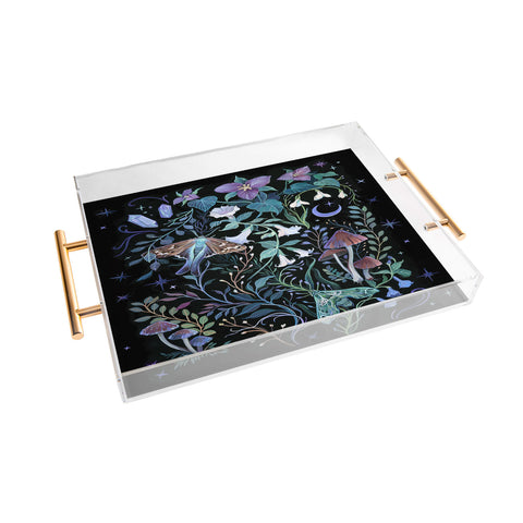 Clara McAllister Night Blooms Acrylic Tray