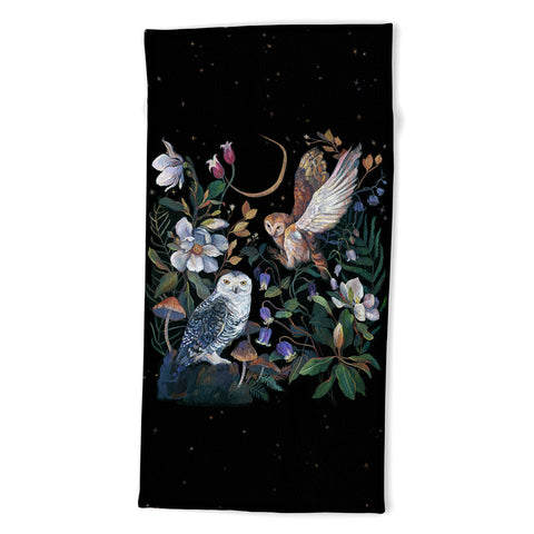 Clara McAllister Owls Magnolia Beach Towel