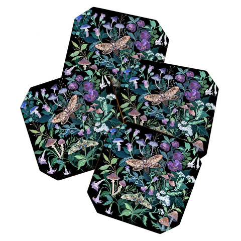 Clara McAllister Poison Garden Coaster Set
