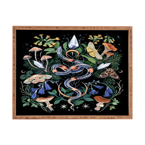 Clara McAllister Snake Crystal Garden Rectangular Tray