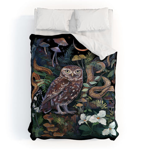 Clara McAllister Snakes and Owl Comforter