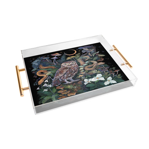 Clara McAllister Snakes and Owl Acrylic Tray