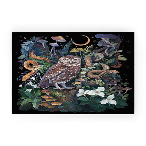Clara McAllister Snakes and Owl Welcome Mat