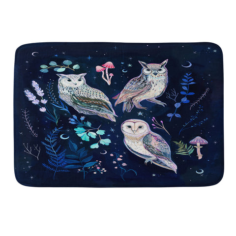 Clara McAllister Star Owls Memory Foam Bath Mat