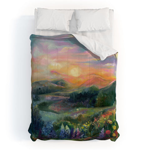 Clara McAllister Sunset Landscape Comforter
