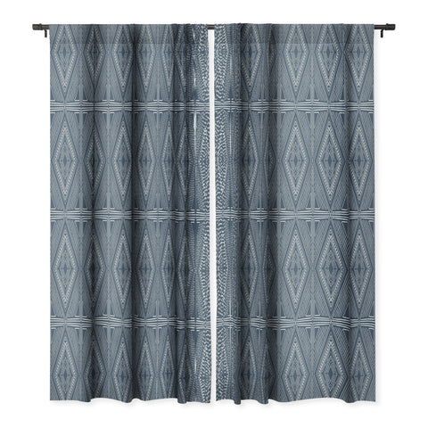 CoastL Studio Boho Tiles Atlantic Blue Blackout Non Repeat
