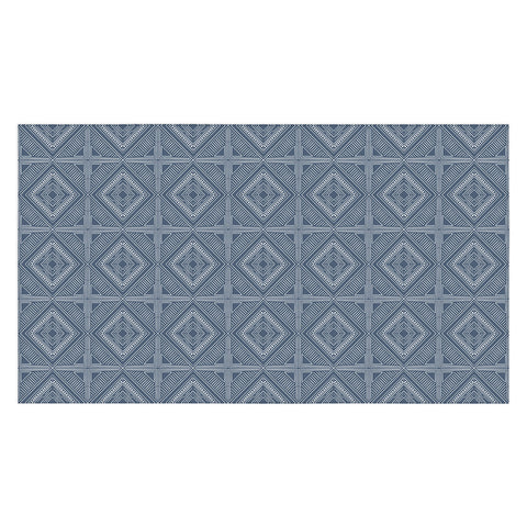 CoastL Studio Boho Tiles Atlantic Blue Tablecloth