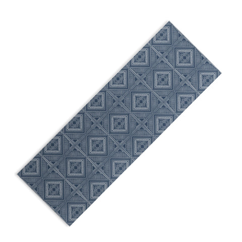 CoastL Studio Boho Tiles Atlantic Blue Yoga Mat