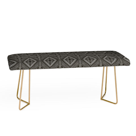 CoastL Studio Boho Tiles Charcoal Bench