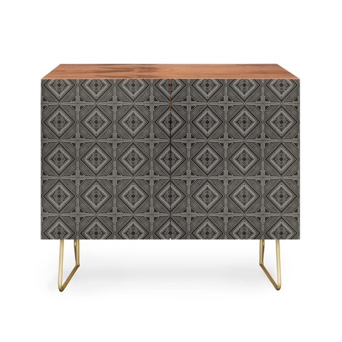 CoastL Studio Boho Tiles Charcoal Credenza