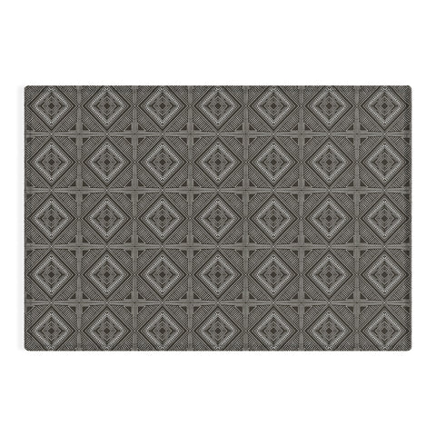 CoastL Studio Boho Tiles Charcoal Outdoor Rug