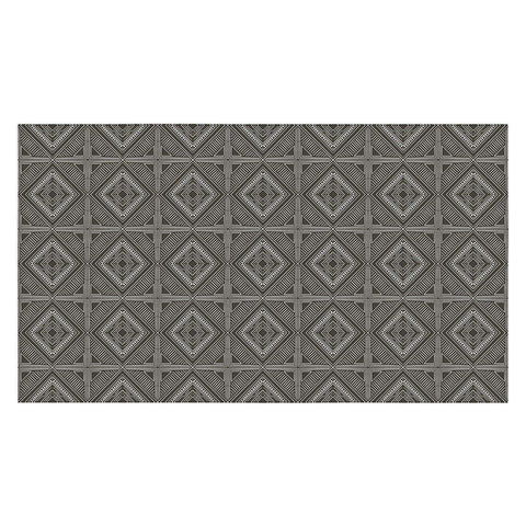 CoastL Studio Boho Tiles Charcoal Tablecloth