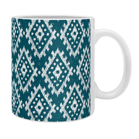 CoastL Studio Coastl Ikat Lagoon Blue Coffee Mug